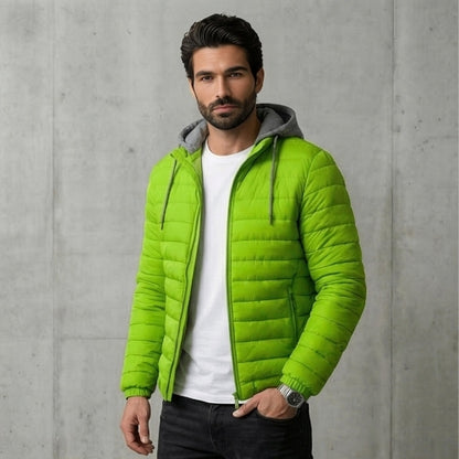 Pufferjack met capuchon