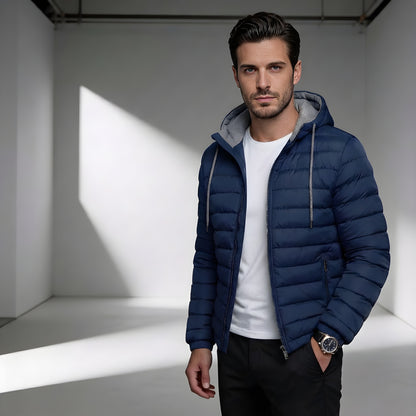 Pufferjack met capuchon